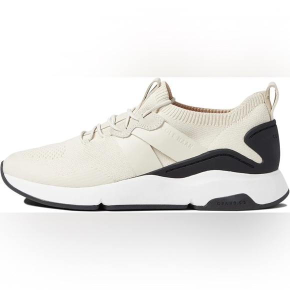 NIB Cole Haan Women’s Zeroground All Day RS Trainer in Beige Knit in size 5 - Picture 2 of 9